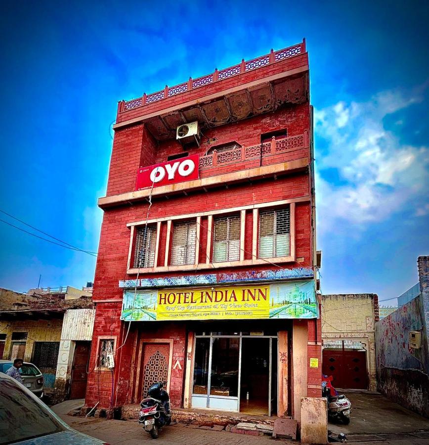 Hotel India Inn Walking Distance From Taj Mahal-- Rooftop Taj Mahal View آغْرا المظهر الخارجي الصورة