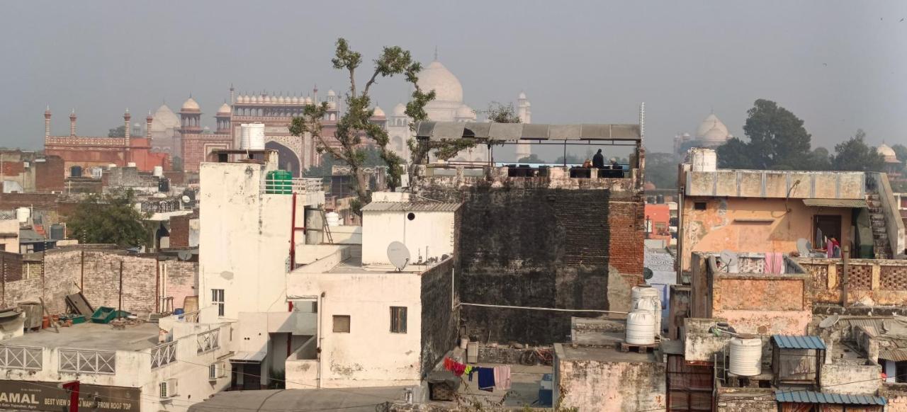 Hotel India Inn Walking Distance From Taj Mahal-- Rooftop Taj Mahal View آغْرا المظهر الخارجي الصورة